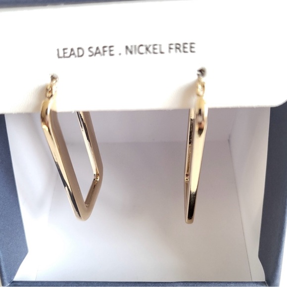 House of Harlow Elegant Gold Hoop Earrings - Picture 3 of 6